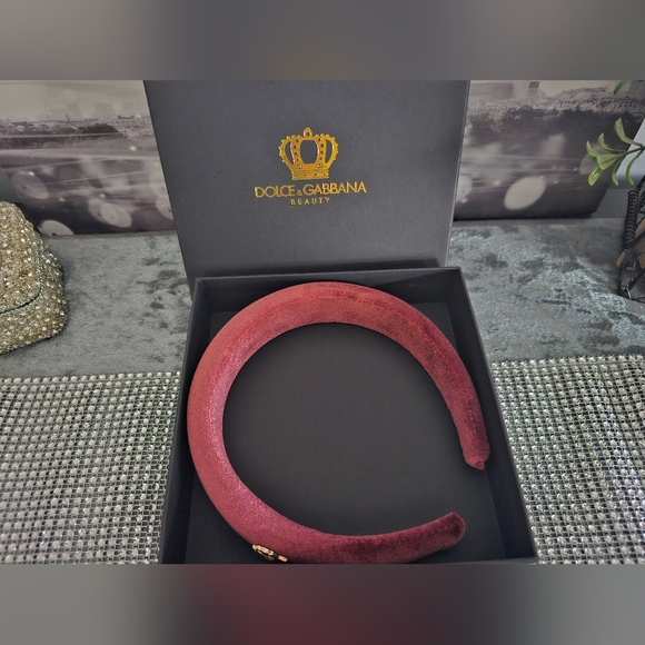 Dolce & Gabbana Beauty Velvet Headband-NIB - Picture 7 of 11